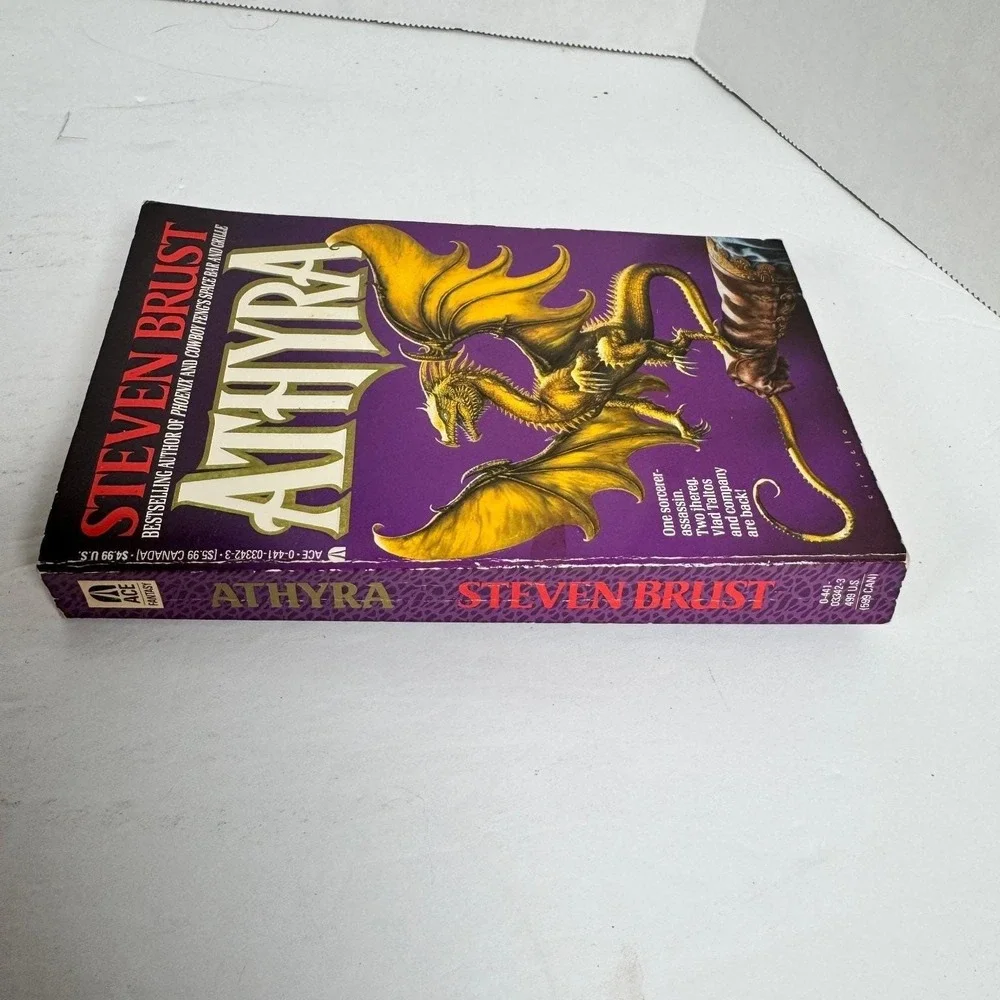 Athyra Steven Brust 1993 First Edition Paperback‎ Vlad Taltos Fantasy Ace Books